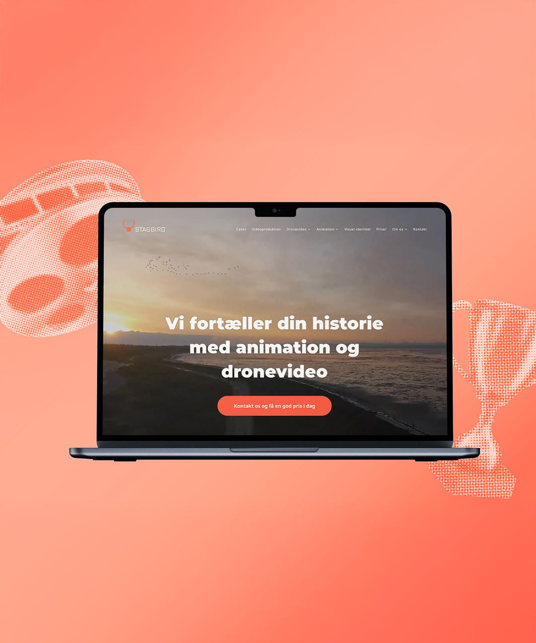 stagbird webdesign illustration