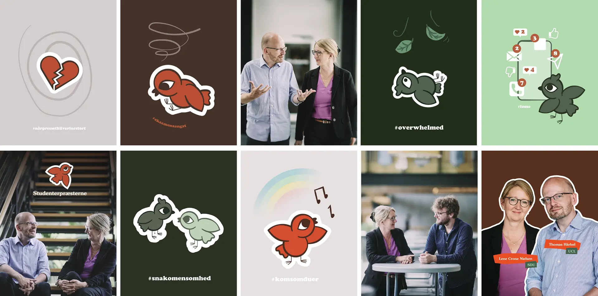 some_studenterpræsterne Sociale medier visuel identitet