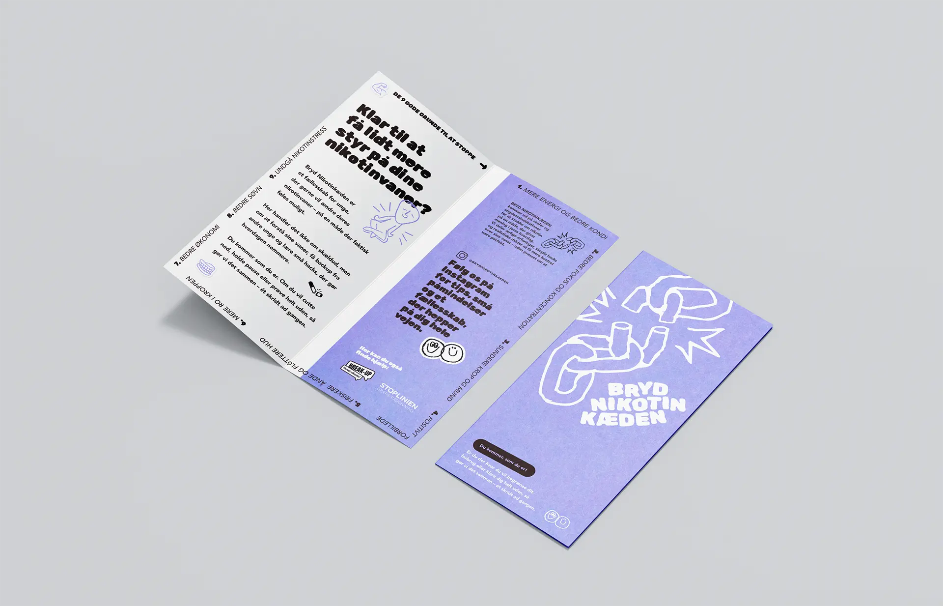 Folder design til brydnikotinkæden